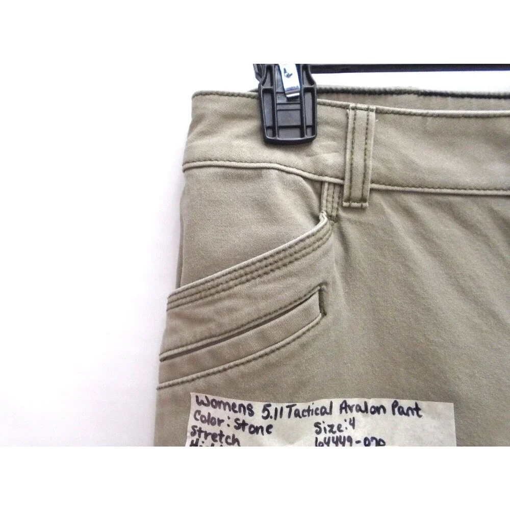 5.11 Tactical Avalon Pant 64449-070 Women's Size 4 (31x30) Slim Fit Straight leg - Picture 5 of 11